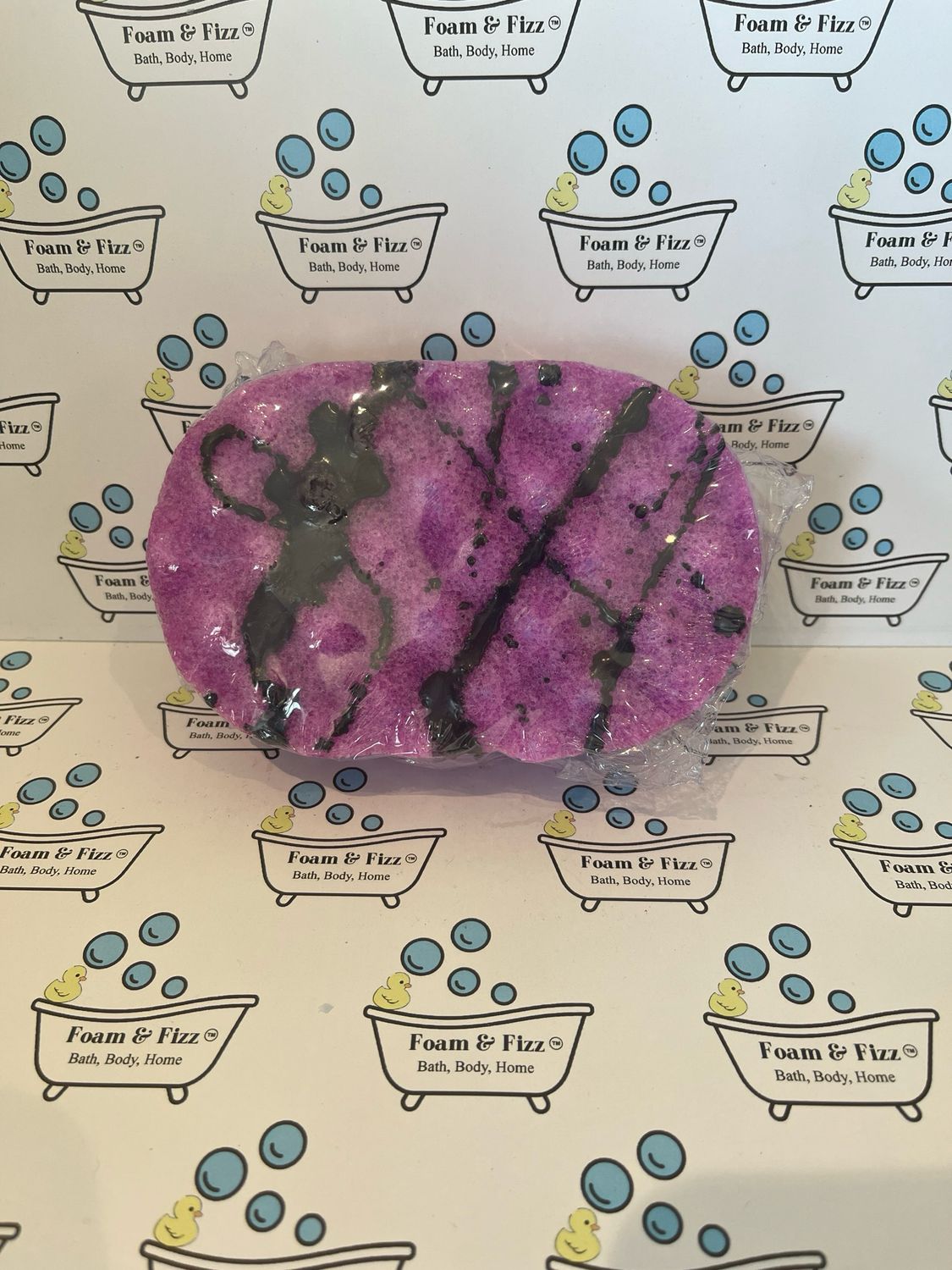 Black Plum &amp; Rhubarb Soap Infused Sponge