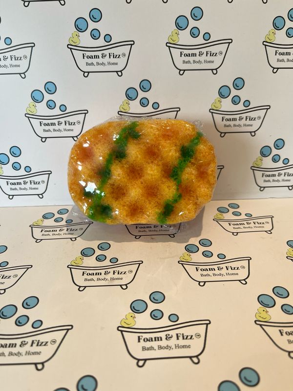 Thai lime &amp; Mango Mini Soap Infused Sponge