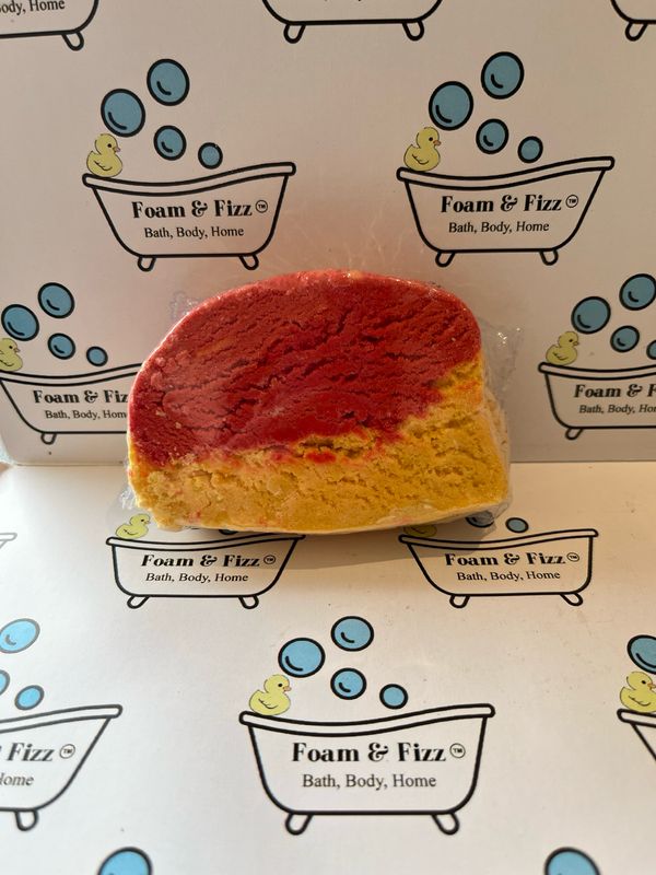 Rhubarb &amp; custard solid Bubble bath bar