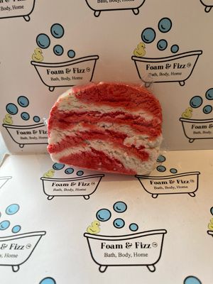 Raspberry &amp; Vanilla solid Bubble bath bar