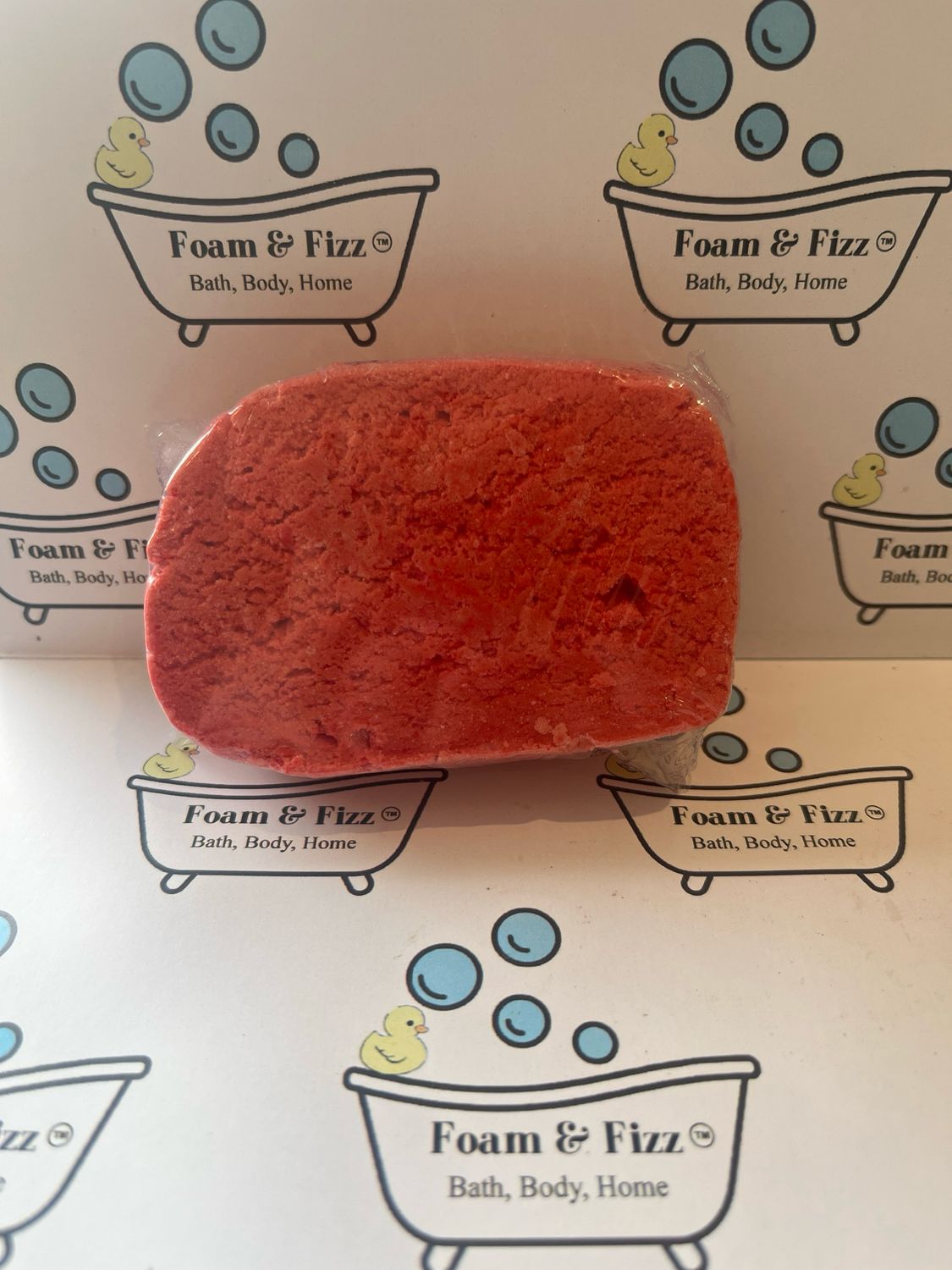 Strawberry solid Bubble bath bar