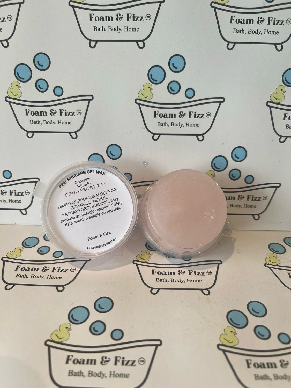 1oz Gel Wax - Pink Rhubarb