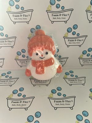 Snowman Bath Bomb - Orange