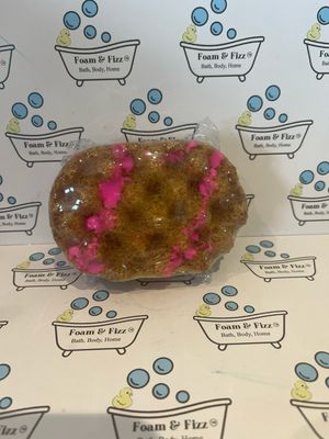 Vanilla Candy Rock Sugar Mini Soap Infused Sponge