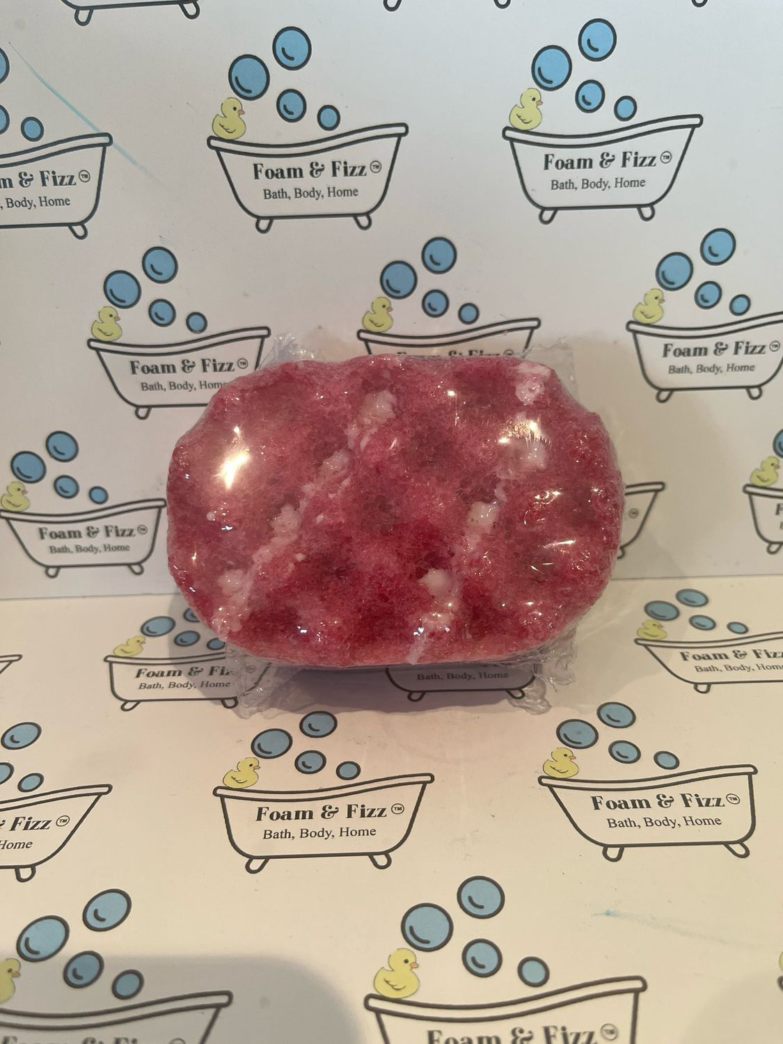 Burning Cherry Mini Soap Infused Sponge