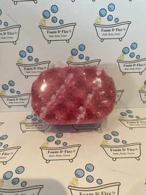 Burning Cherry Mini Soap Infused Sponge