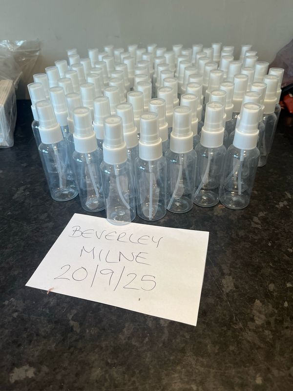 Mini Room Spray Bottles X 40