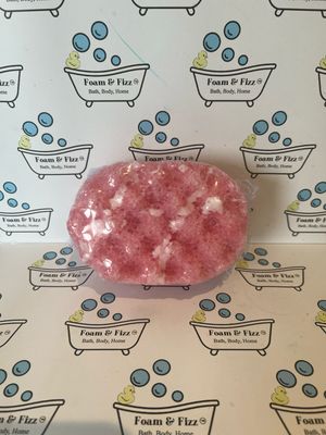 Candy Cane Mini Soap Infused Sponge