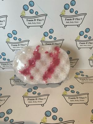 White Chocolate &amp; Raspberry Mini Soap Infused Sponge