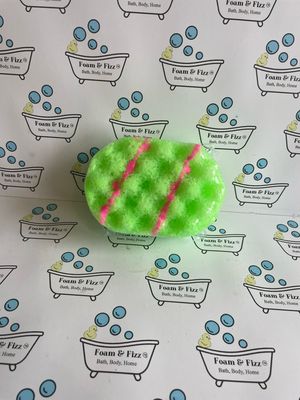 Strawberry &amp; Lime Mini Soap Infused Sponge
