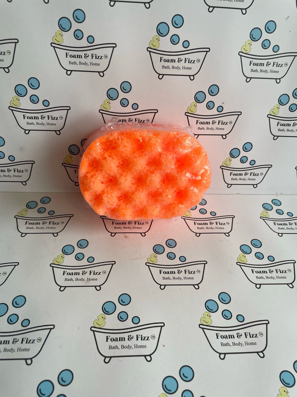 Sweet Orange Mini Soap Infused Sponge