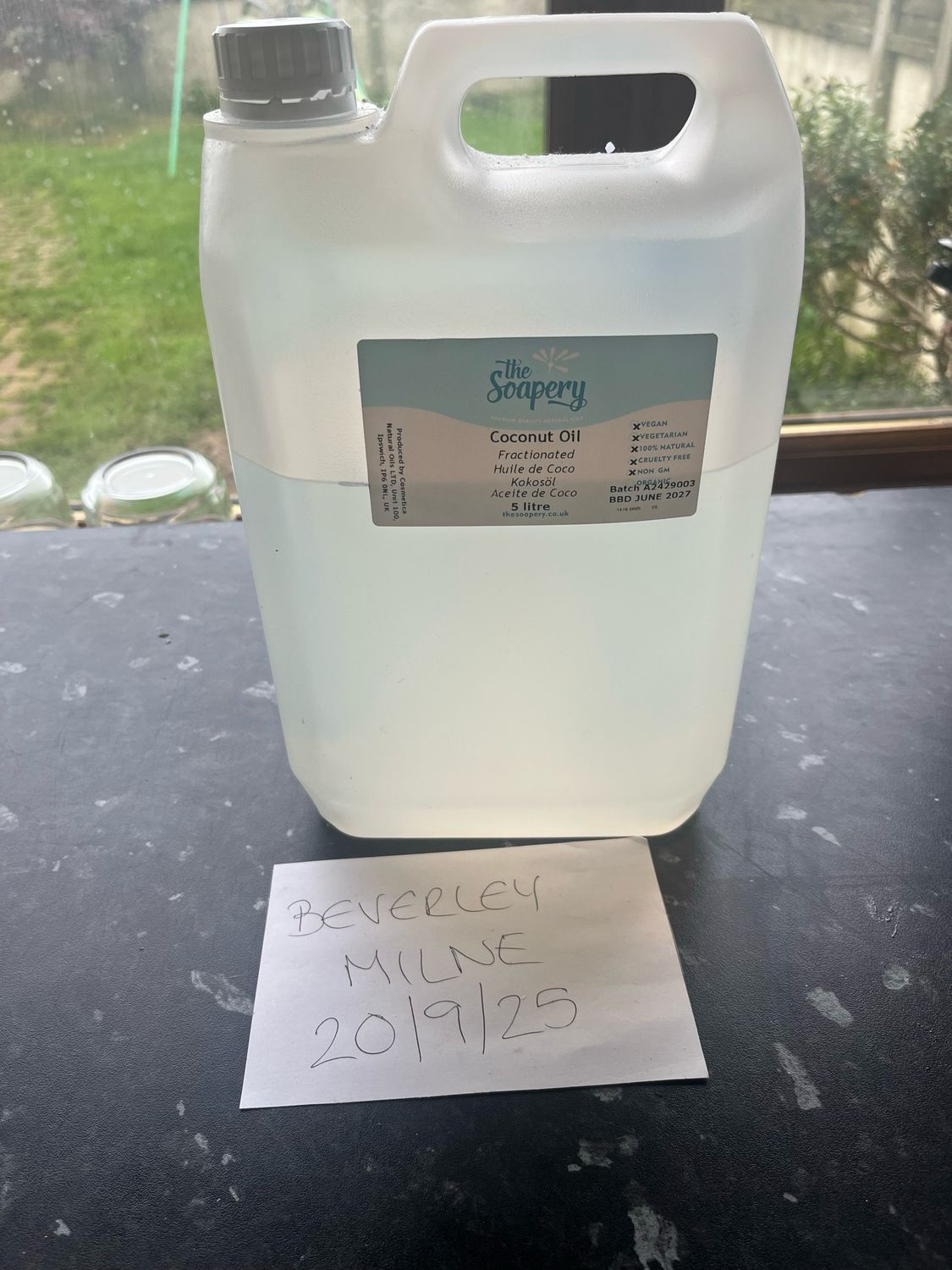 Fractionated Coconut Oil 3.5 Litres
