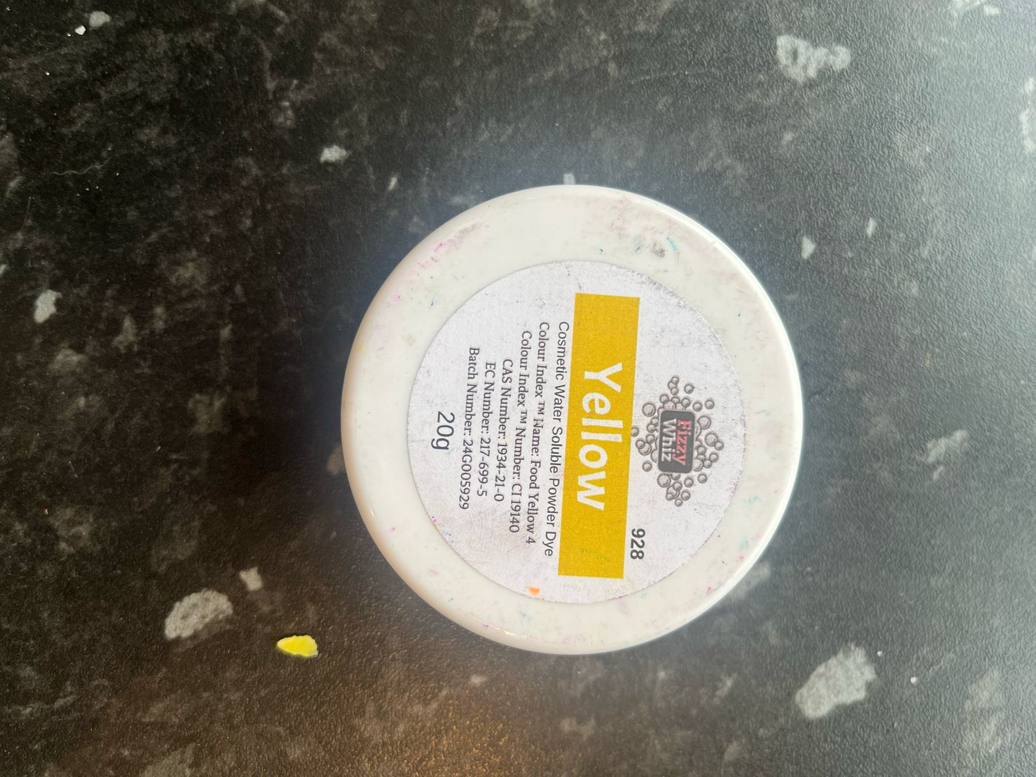 Fizzywhiz Watersoluble Yellow