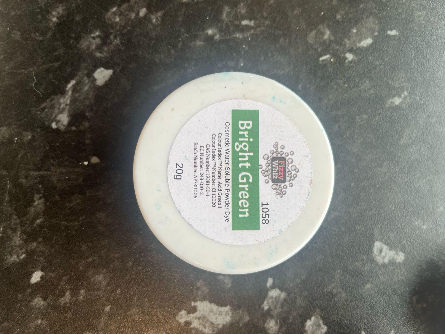 Fizzywhiz Watersoluble Bright Green