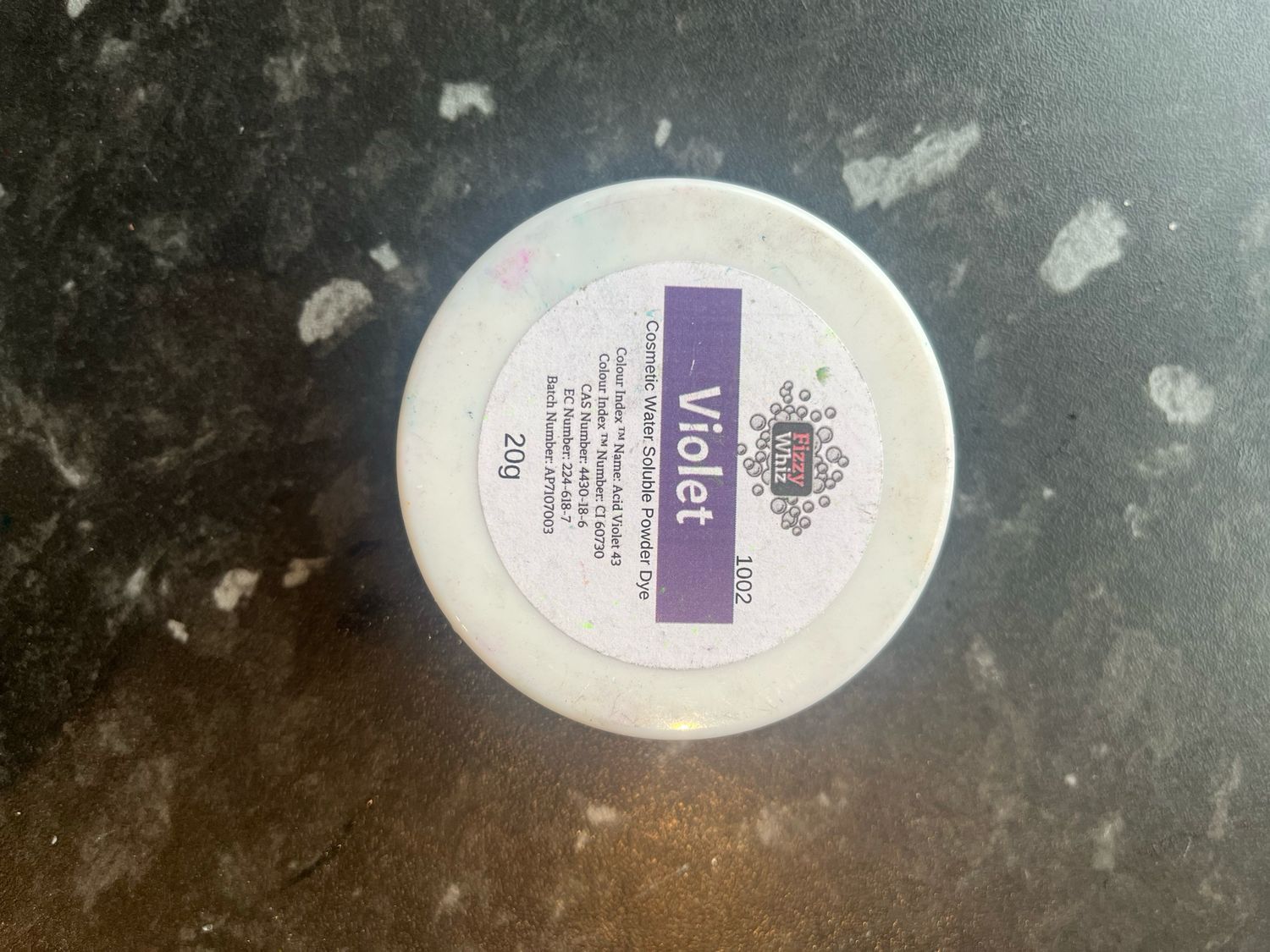 Fizzywhiz Watersoluble Violet