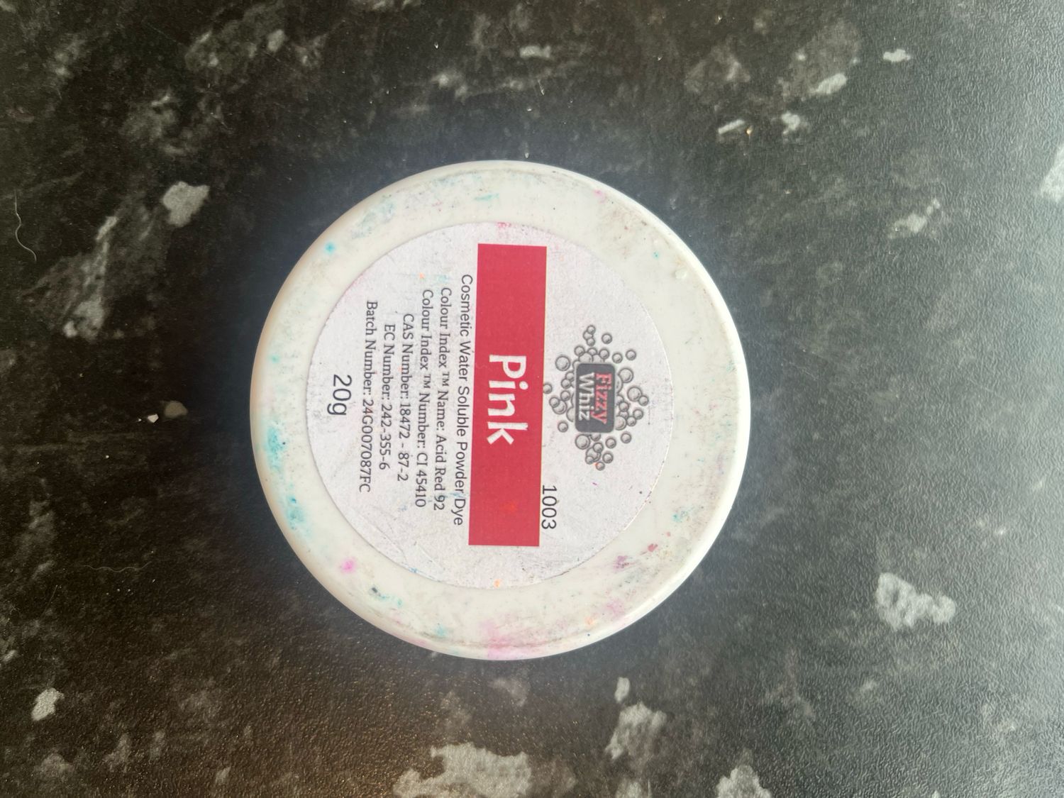Fizzywhiz Watersoluble Pink