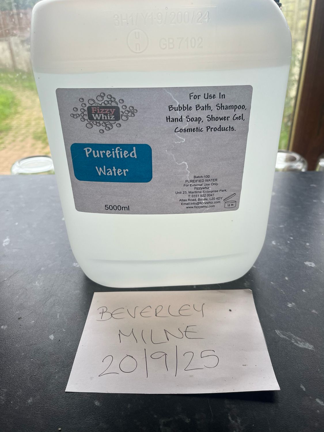Purified Water 5 Litre