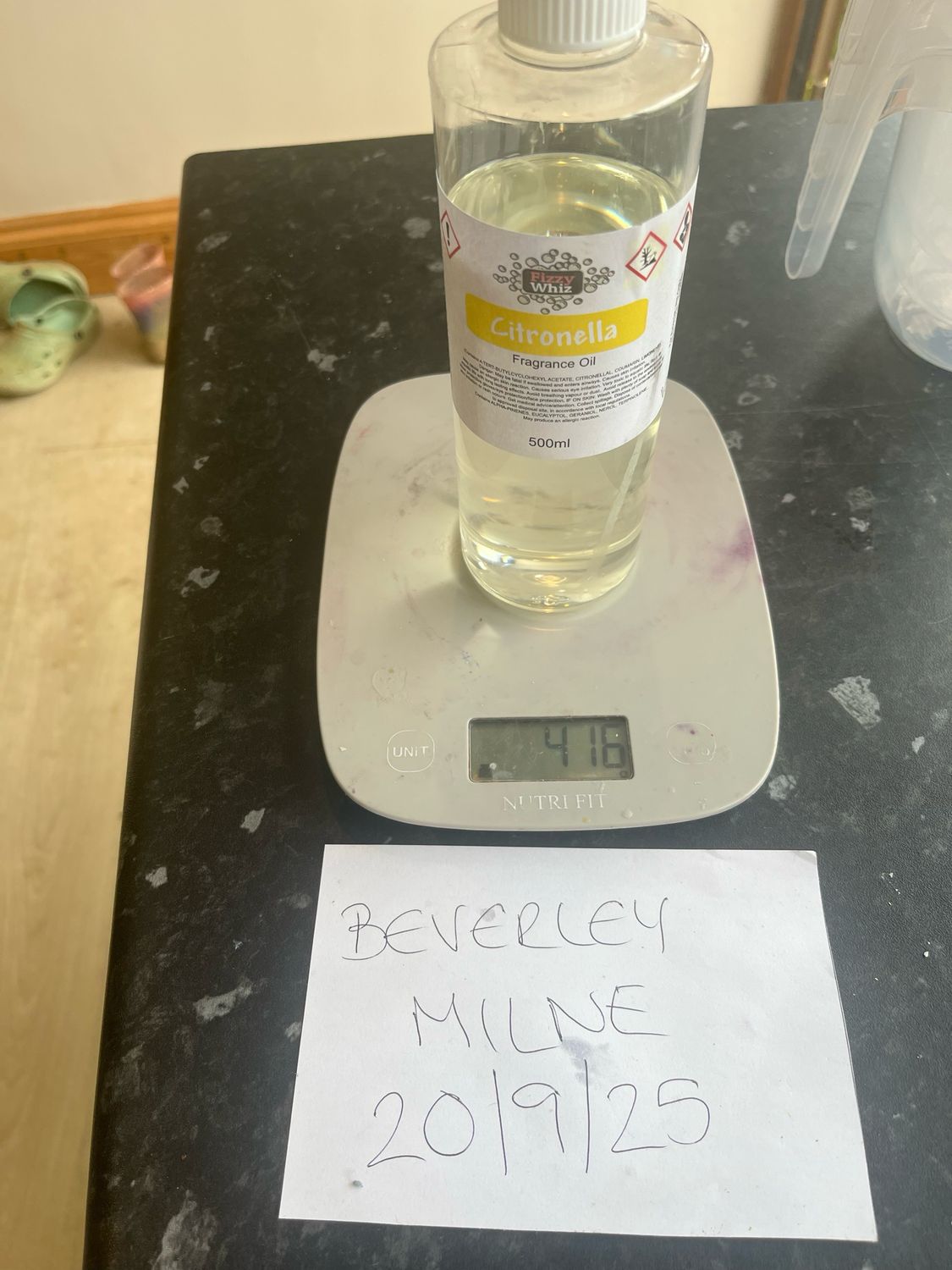 Fragrance Oil Citronella