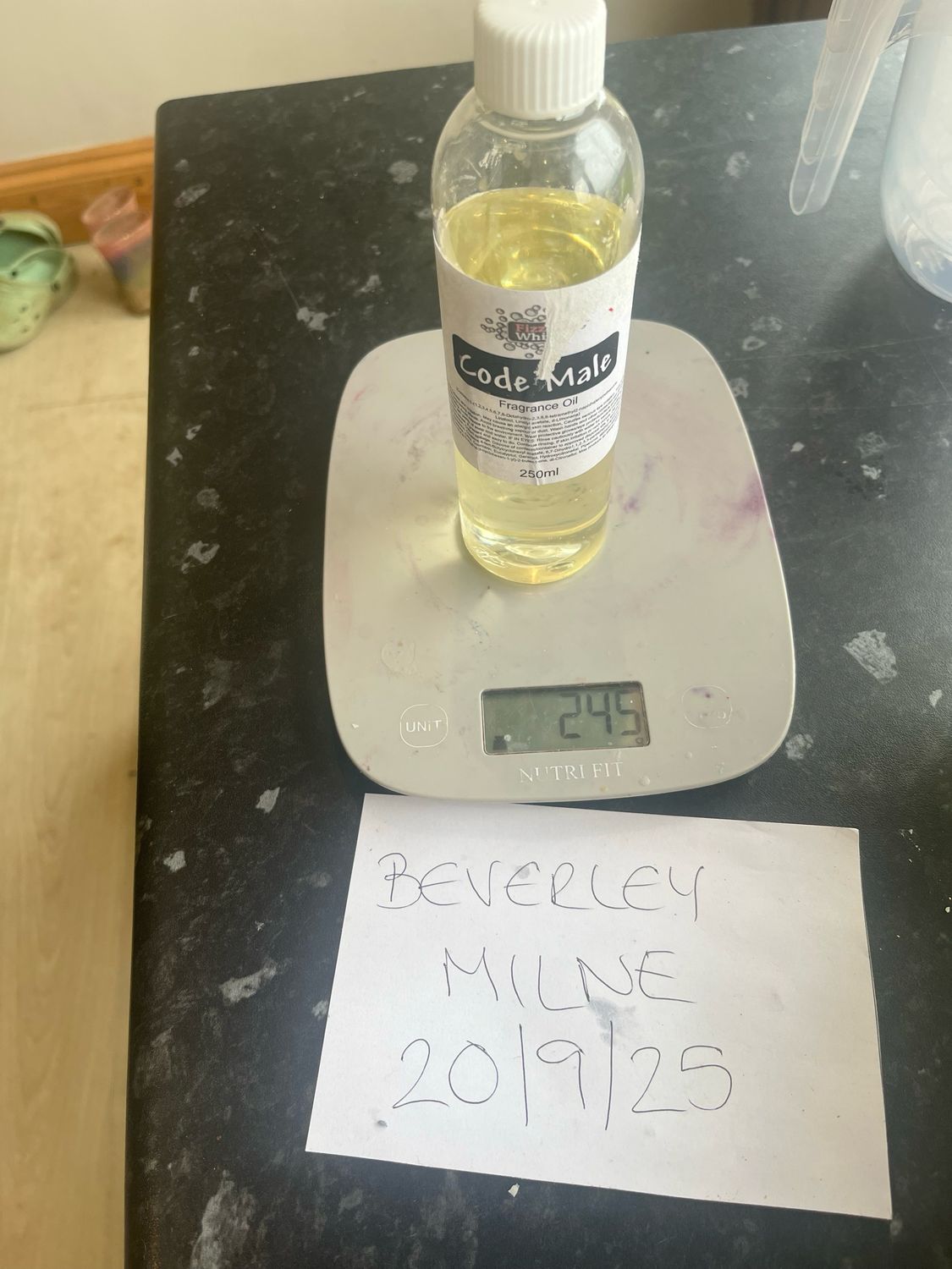 Fragrance Oil Code male
