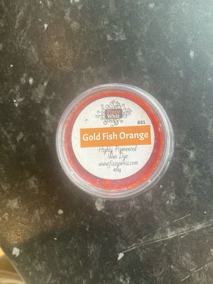 Gold Fish Orange Wax Dye