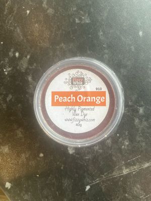 Peach Orange Wax Dye