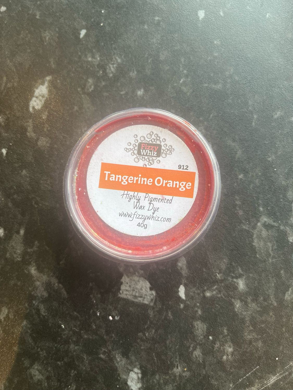 Tangerine Orange Wax Dye