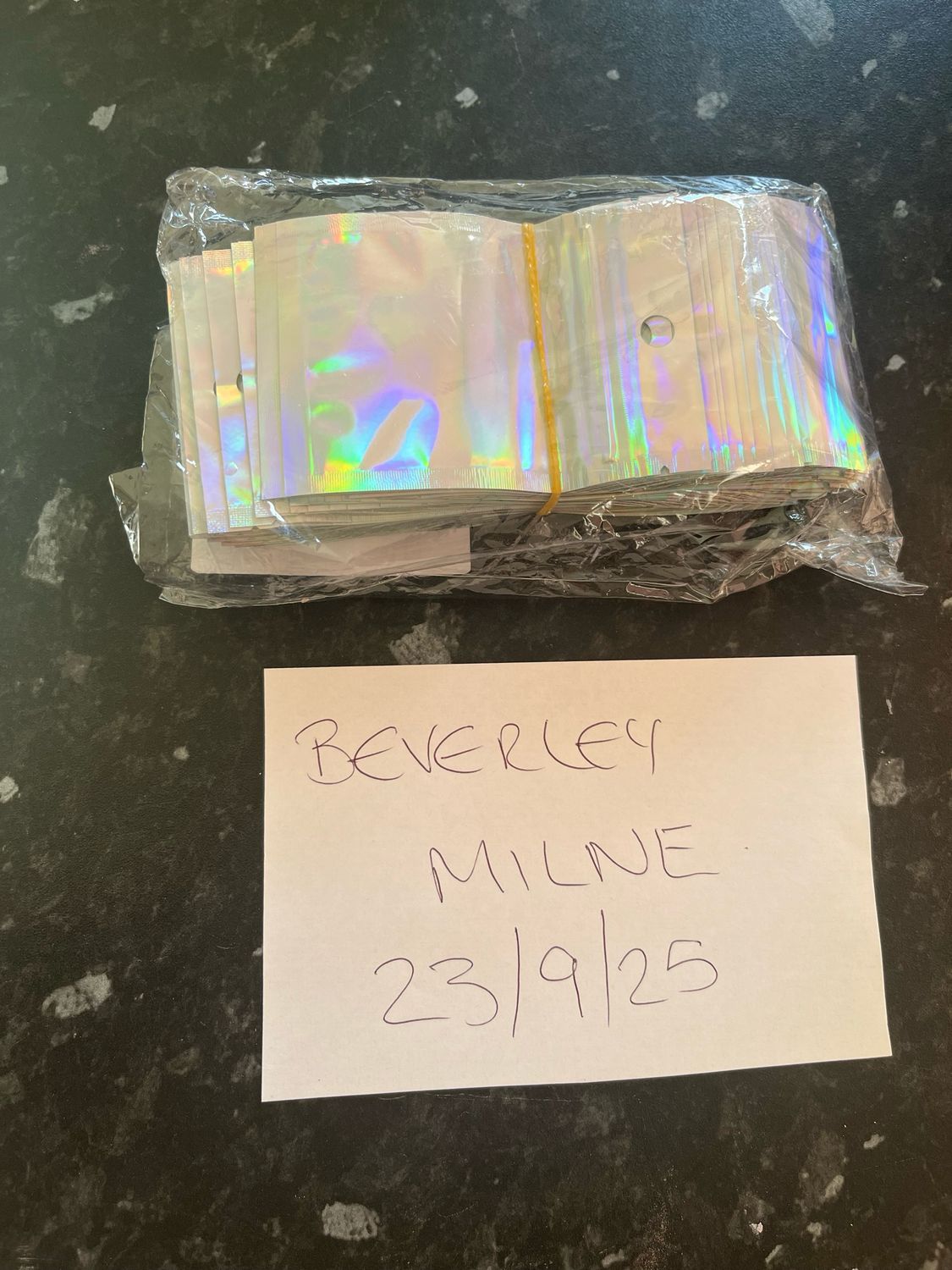 Mylar Bags 7x10cm
