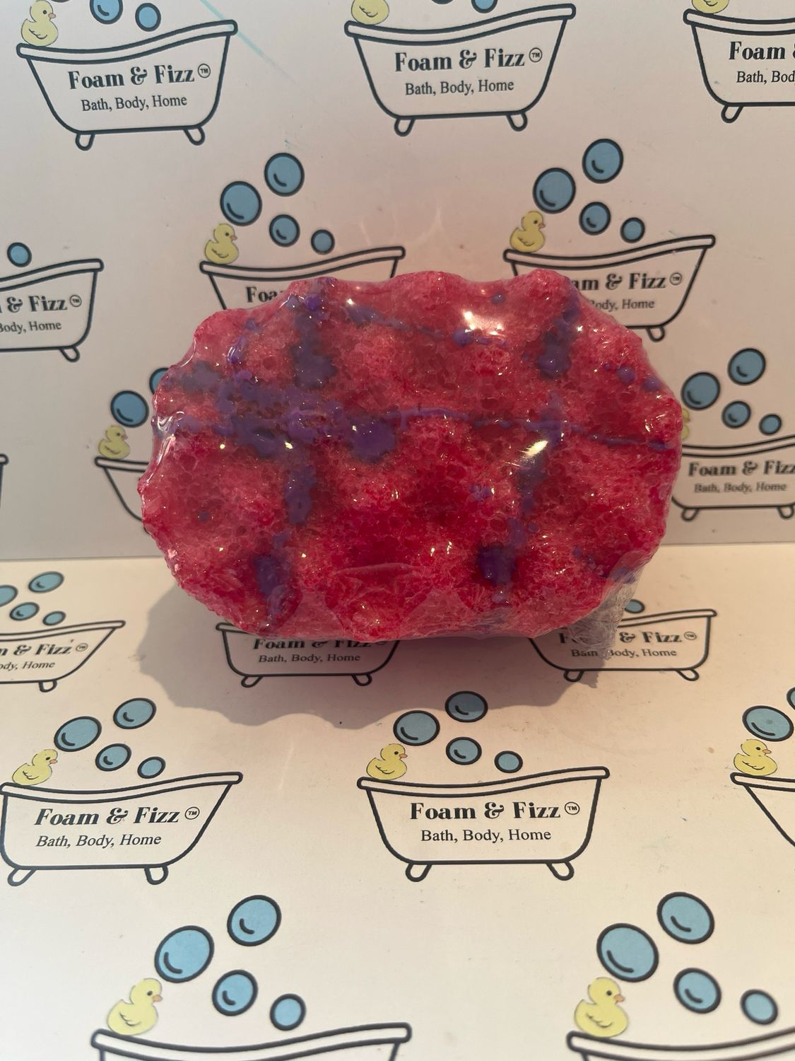 Cassis &amp; Plum Punch Mini Soap Infused Sponge