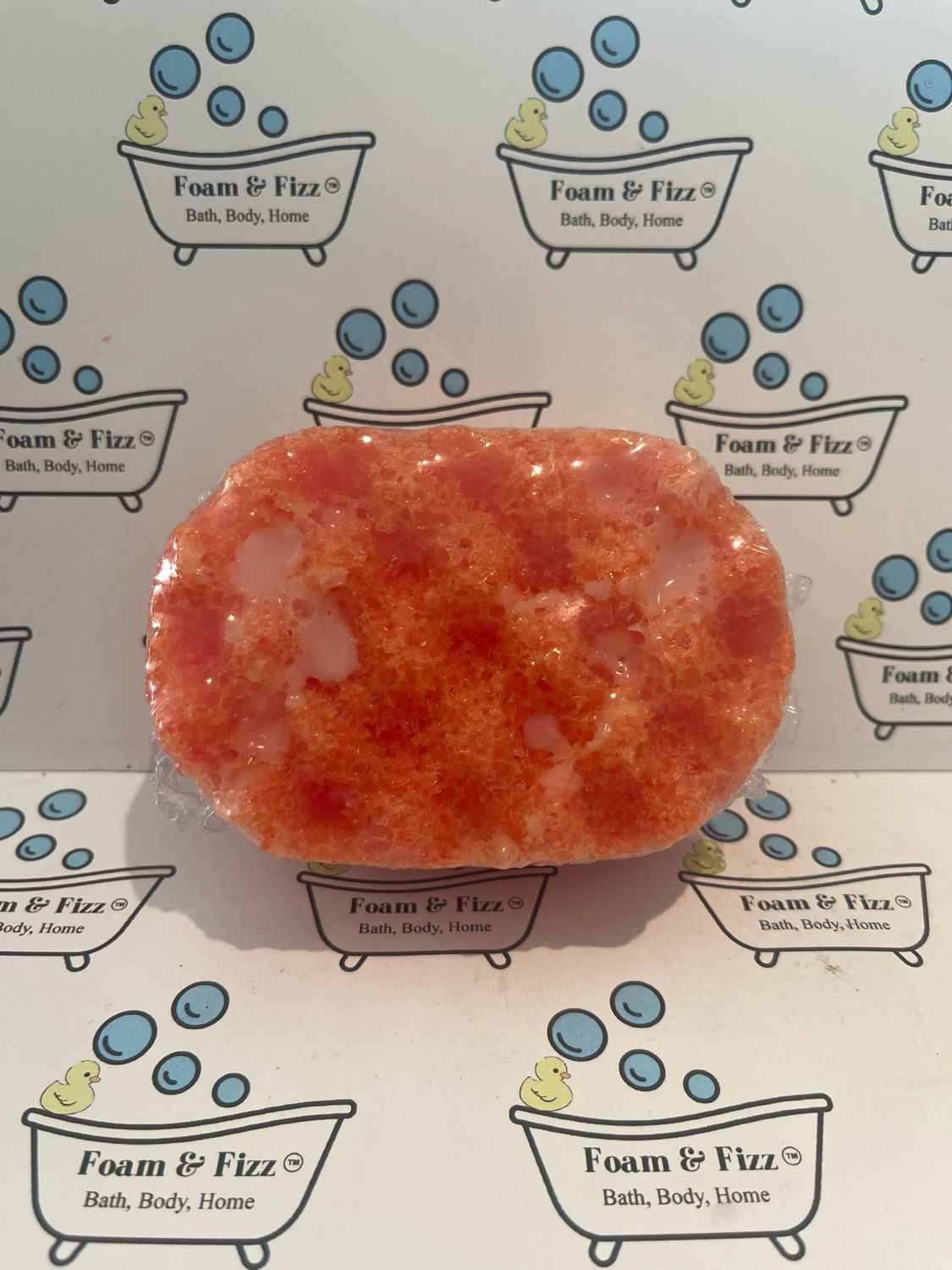 Orange Blossom Mini Soap Infused Sponge