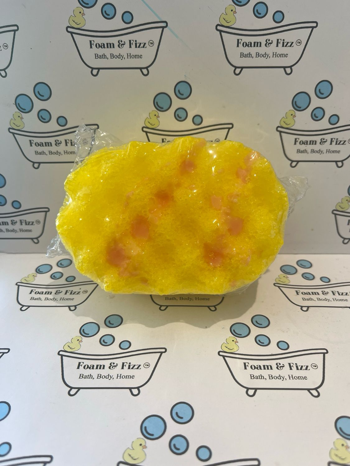 Clementine and prosecco Mini Soap Infused Sponge