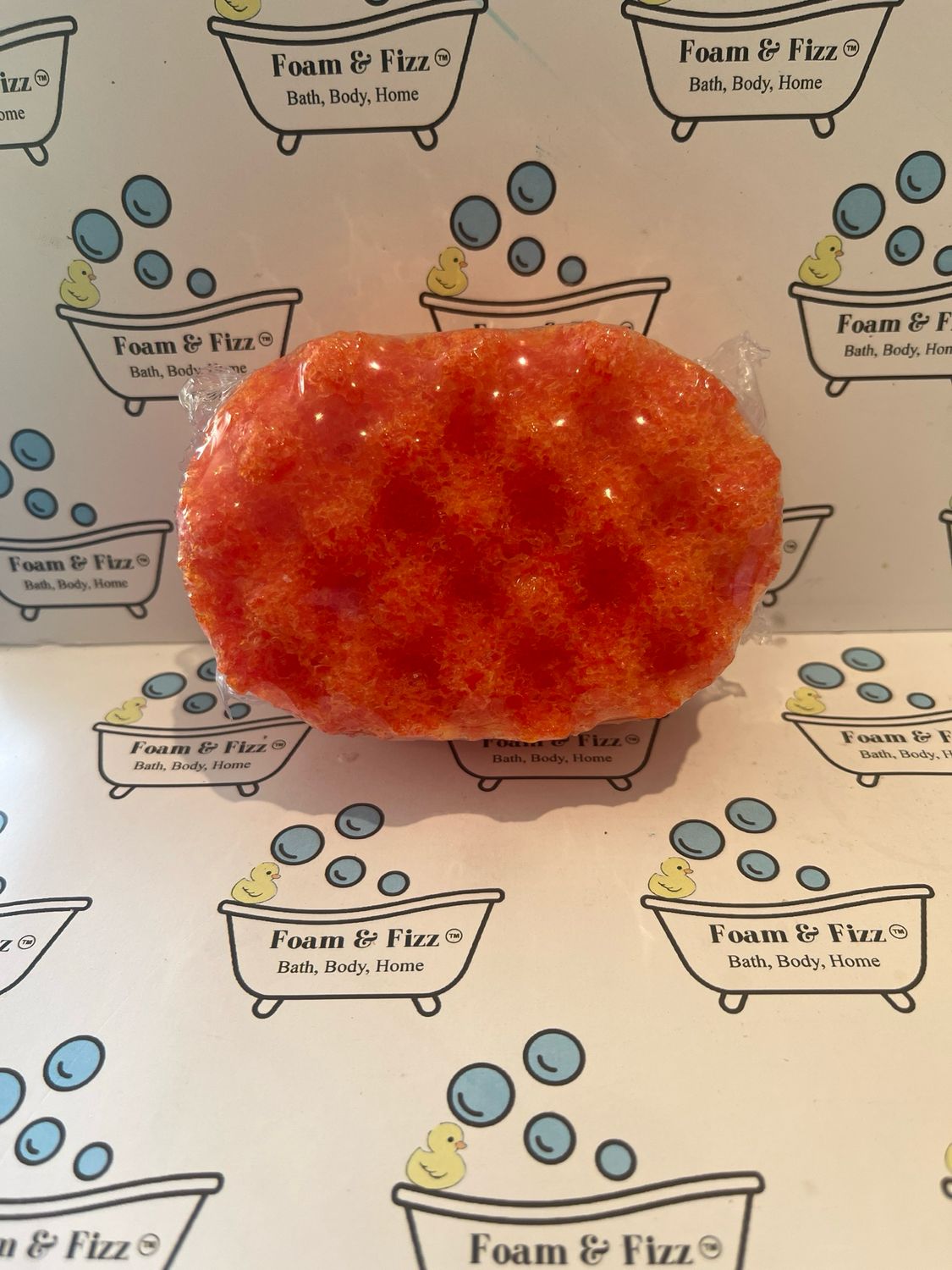 Orange Fusion Mini Soap Infused Sponge