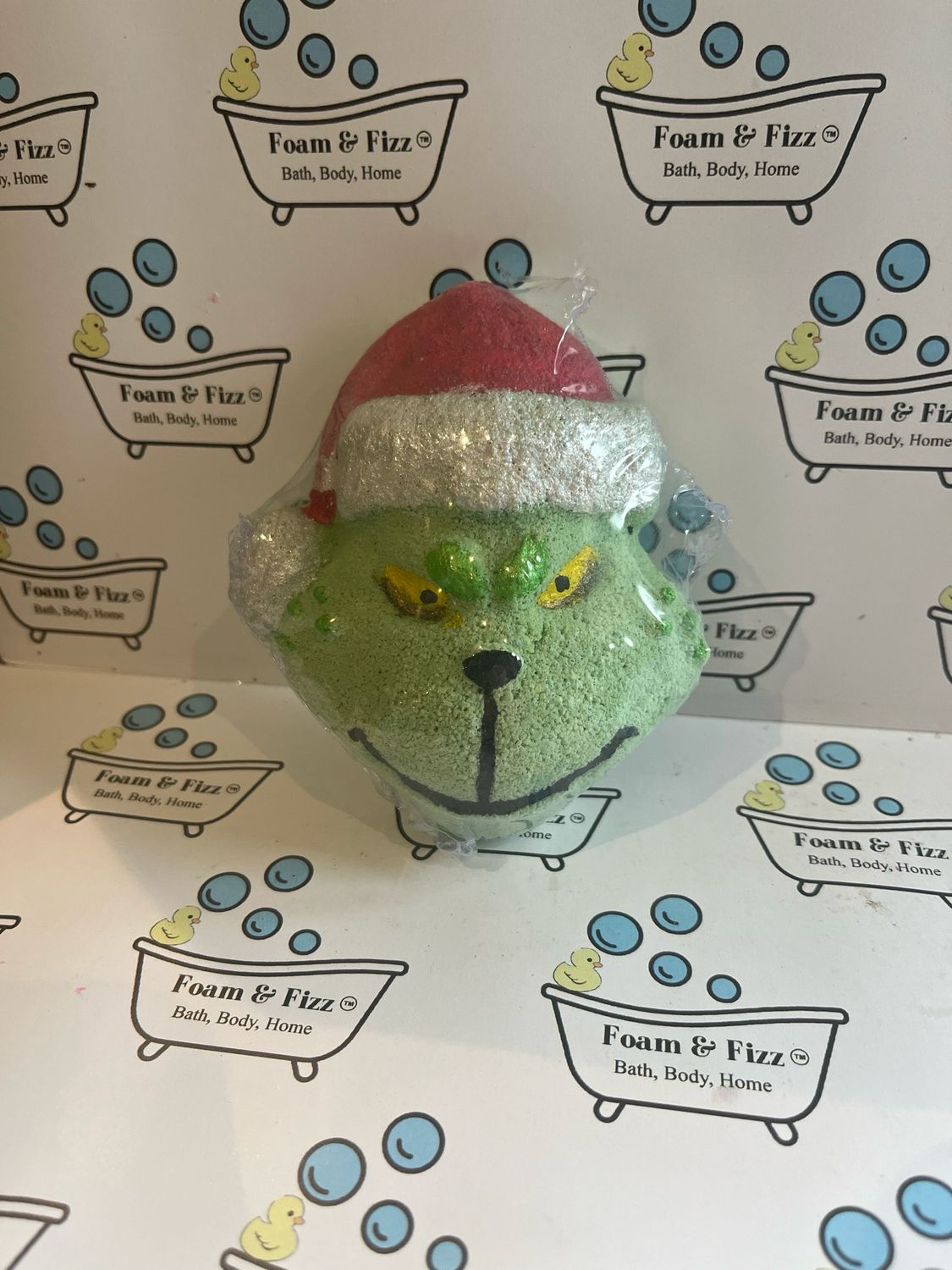 Grinch Christmas Bath Bomb