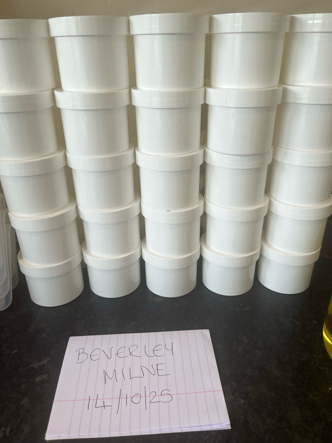 White 100ml Pots
