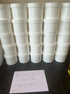 White 100ml Pots