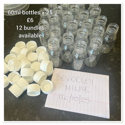 60ml Bottles X 25