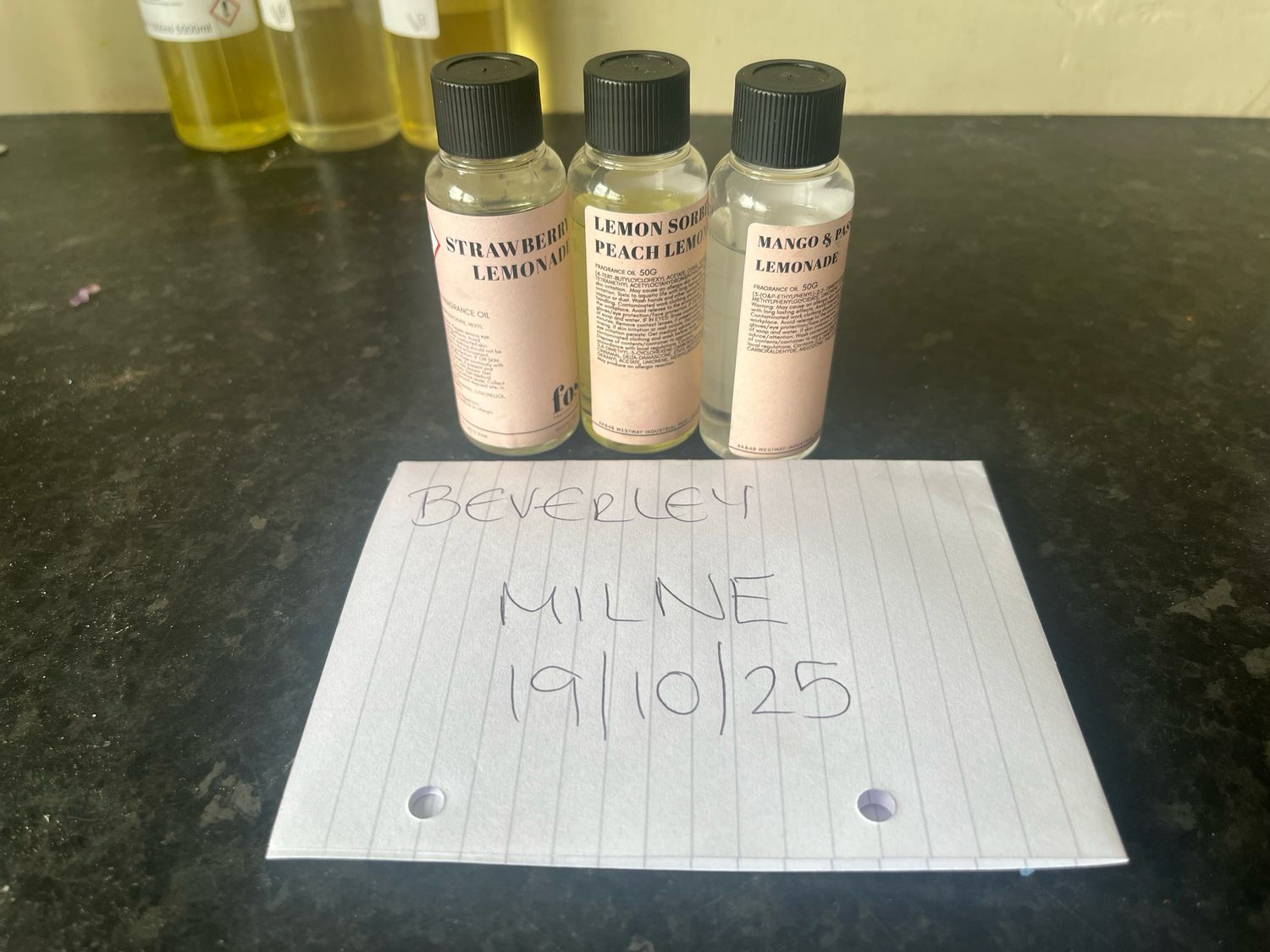 Fragrance Oil Lemonade bundle