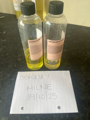 Fragrance Oil Arabian sunset &amp; Essentia de tahiti