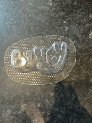Bath Bomb Mould Bluey word