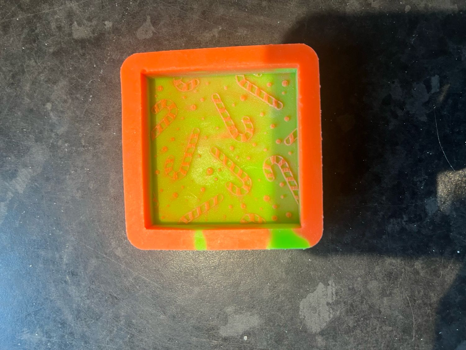 Candy cane square Silicone Mould