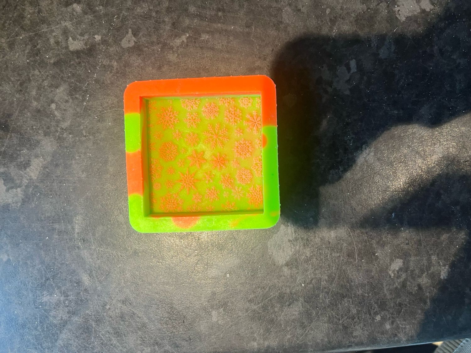 Snowflake square Silicone Mould