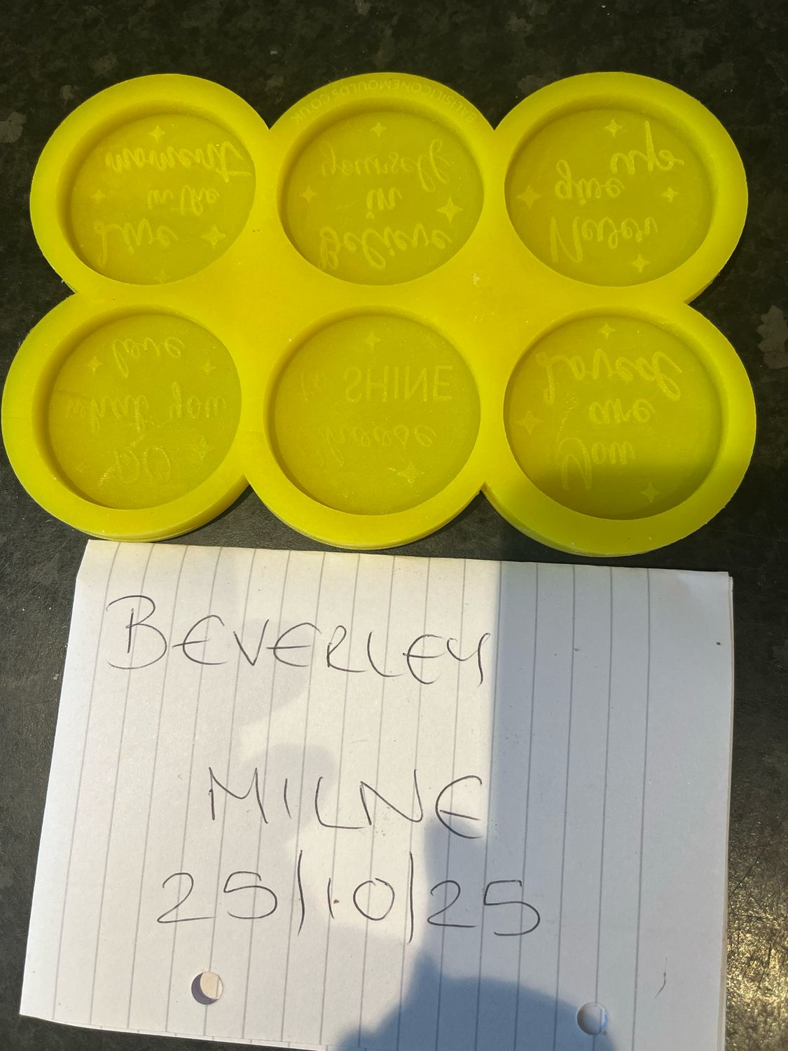 Positive quotes Silicone Mould