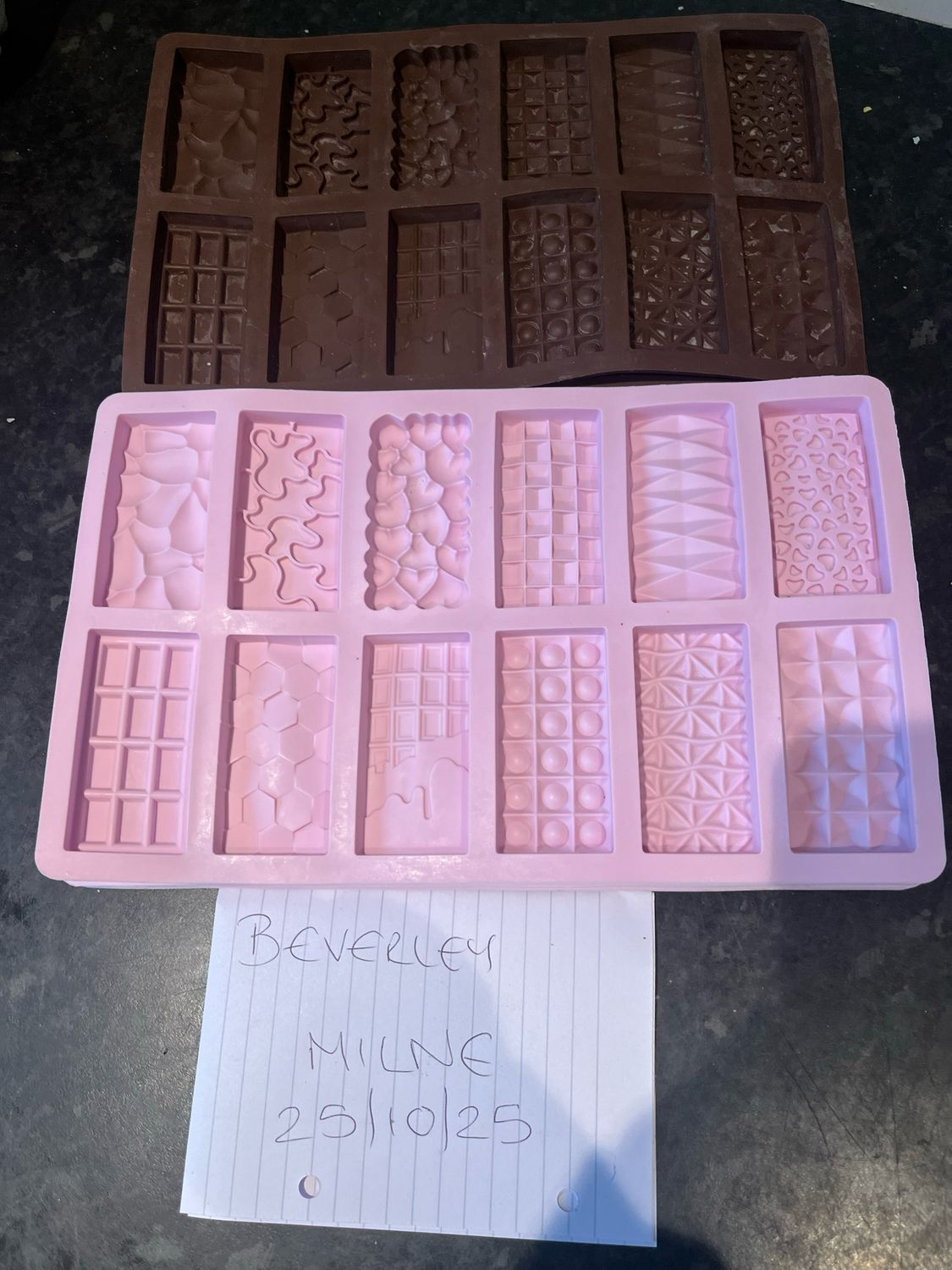 Mini Chocolate bar Silicone Mould