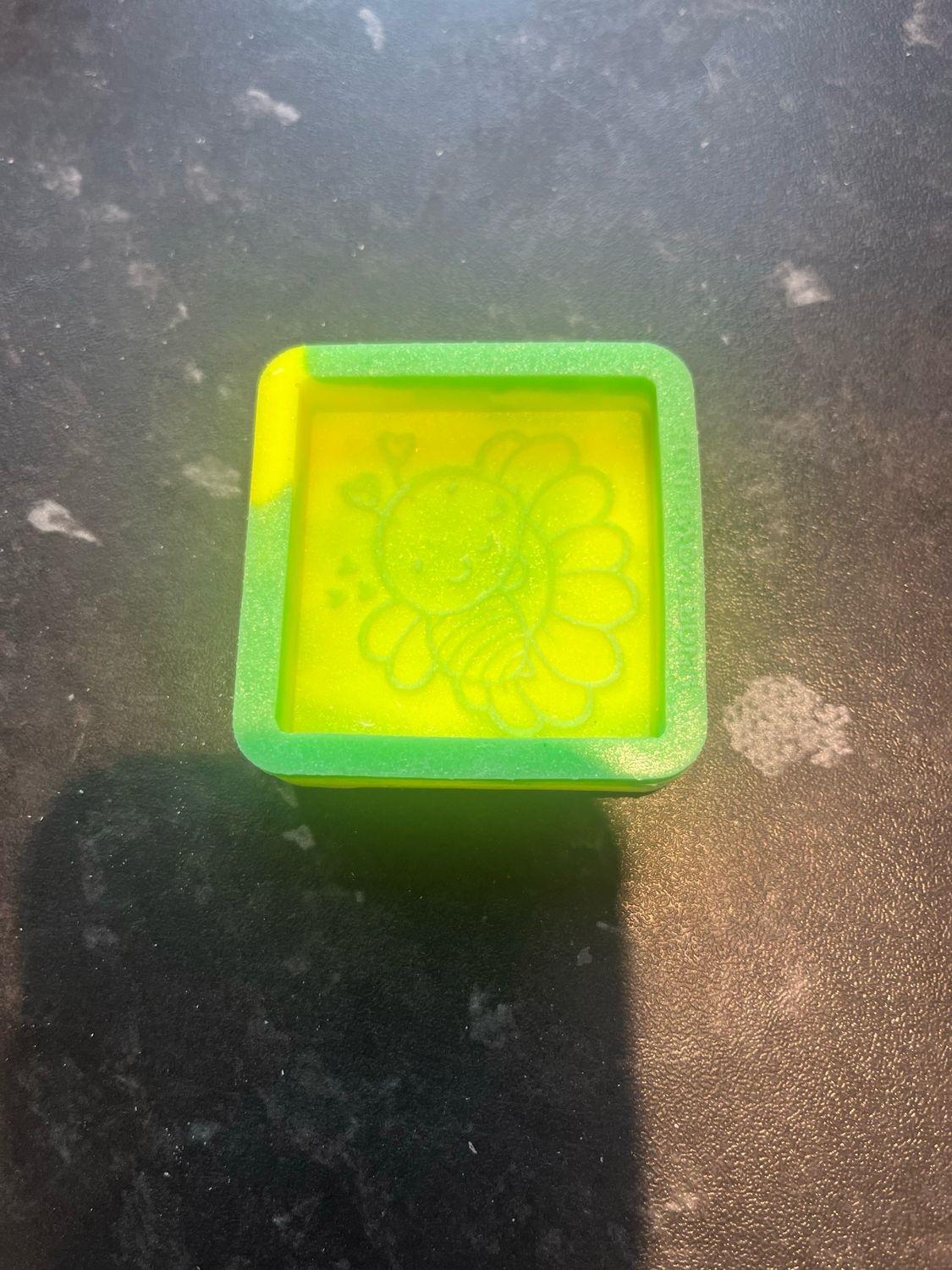 Square Bee Silicone Mould
