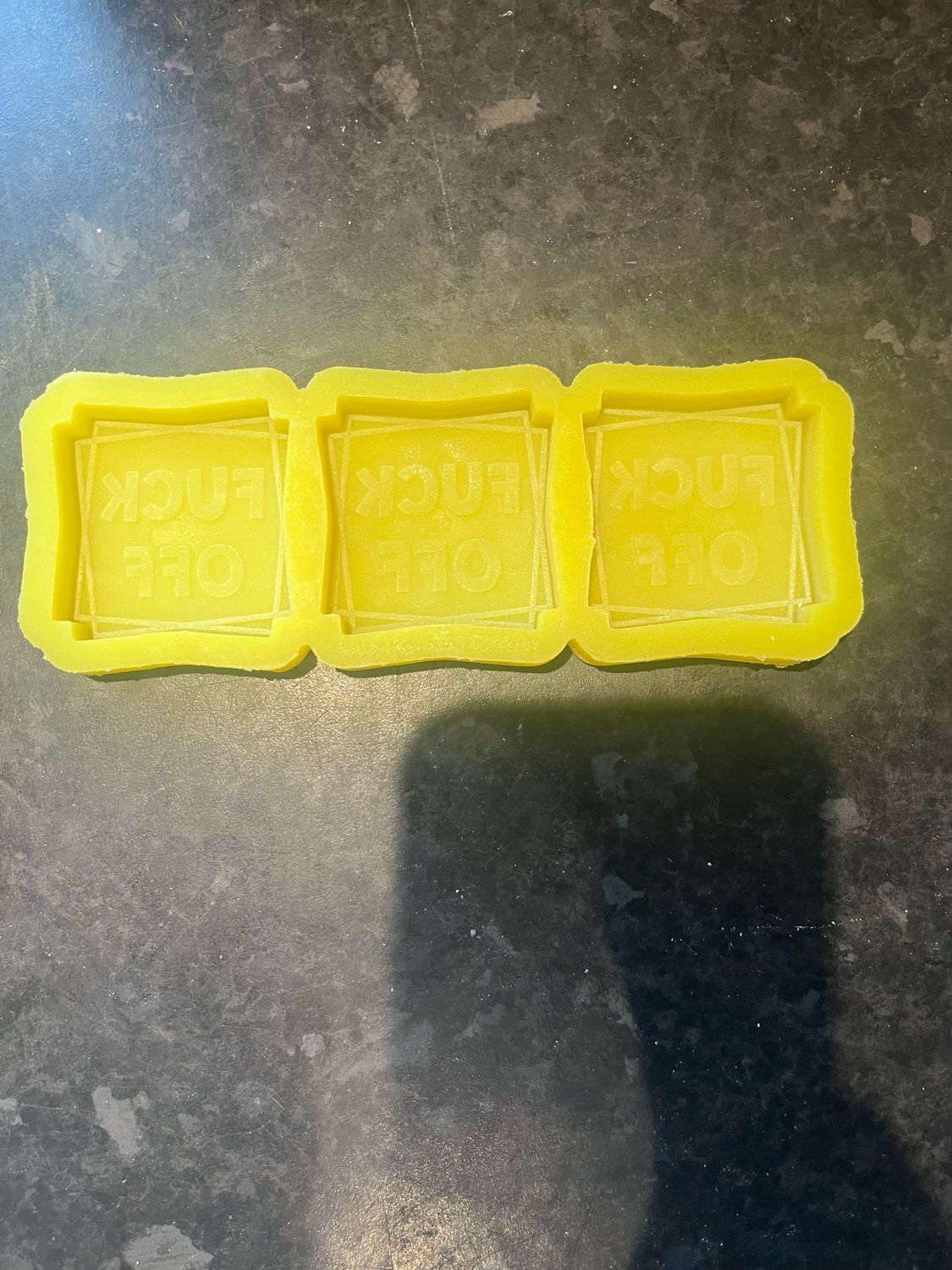 F Off Silicone Mould