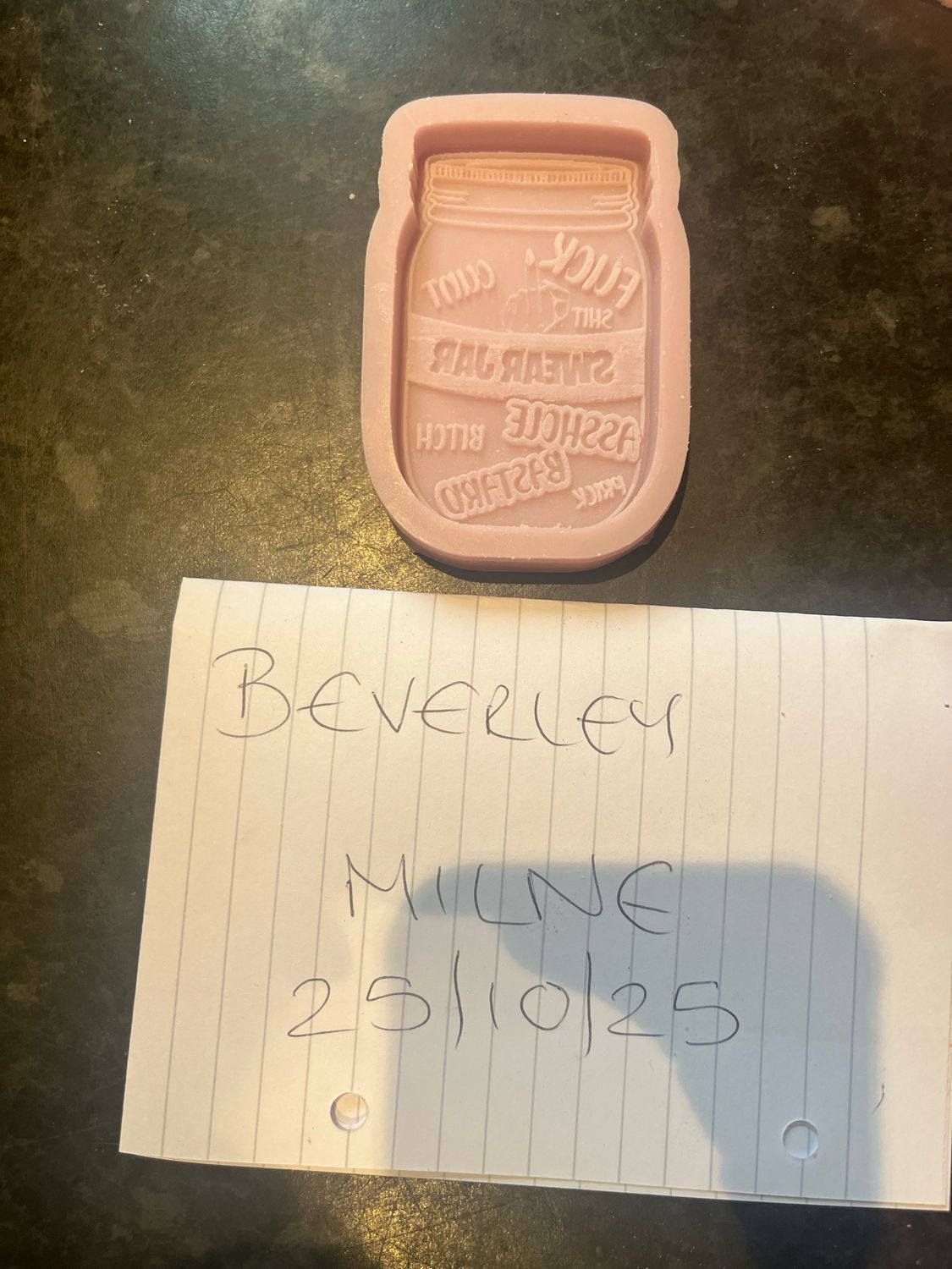 Swear jar Silicone Mould