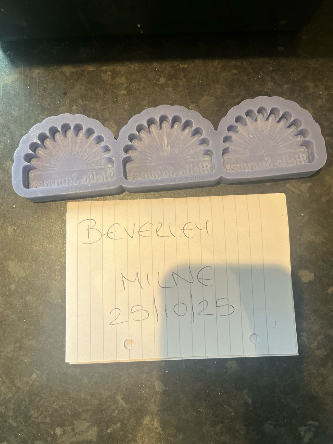 Hello summer Silicone Mould