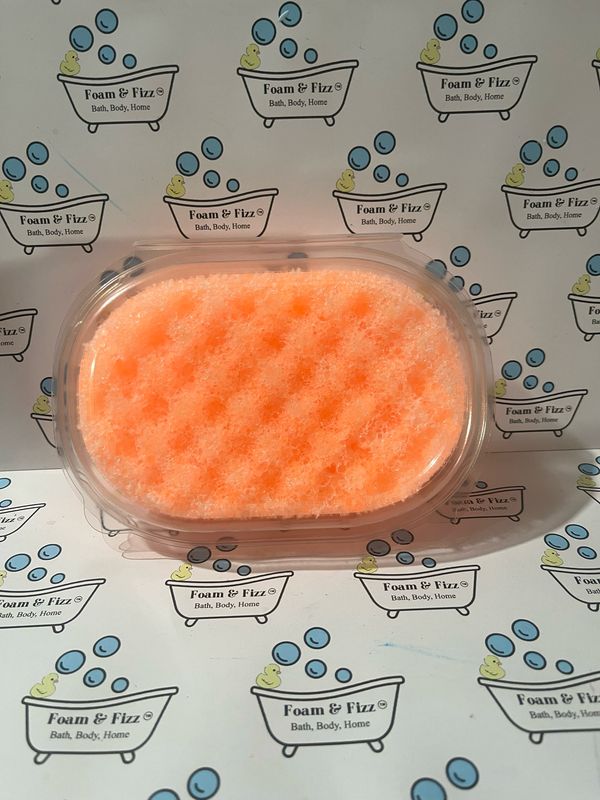 Tropical Mango &amp; Lime Soap Infused Sponge