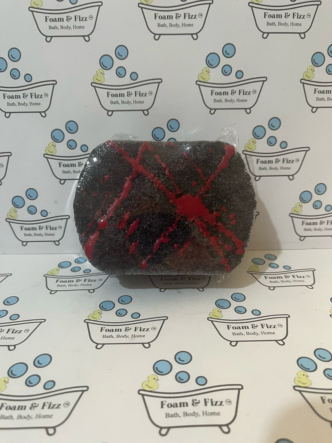 Black Cherry Mini Soap Infused Sponge