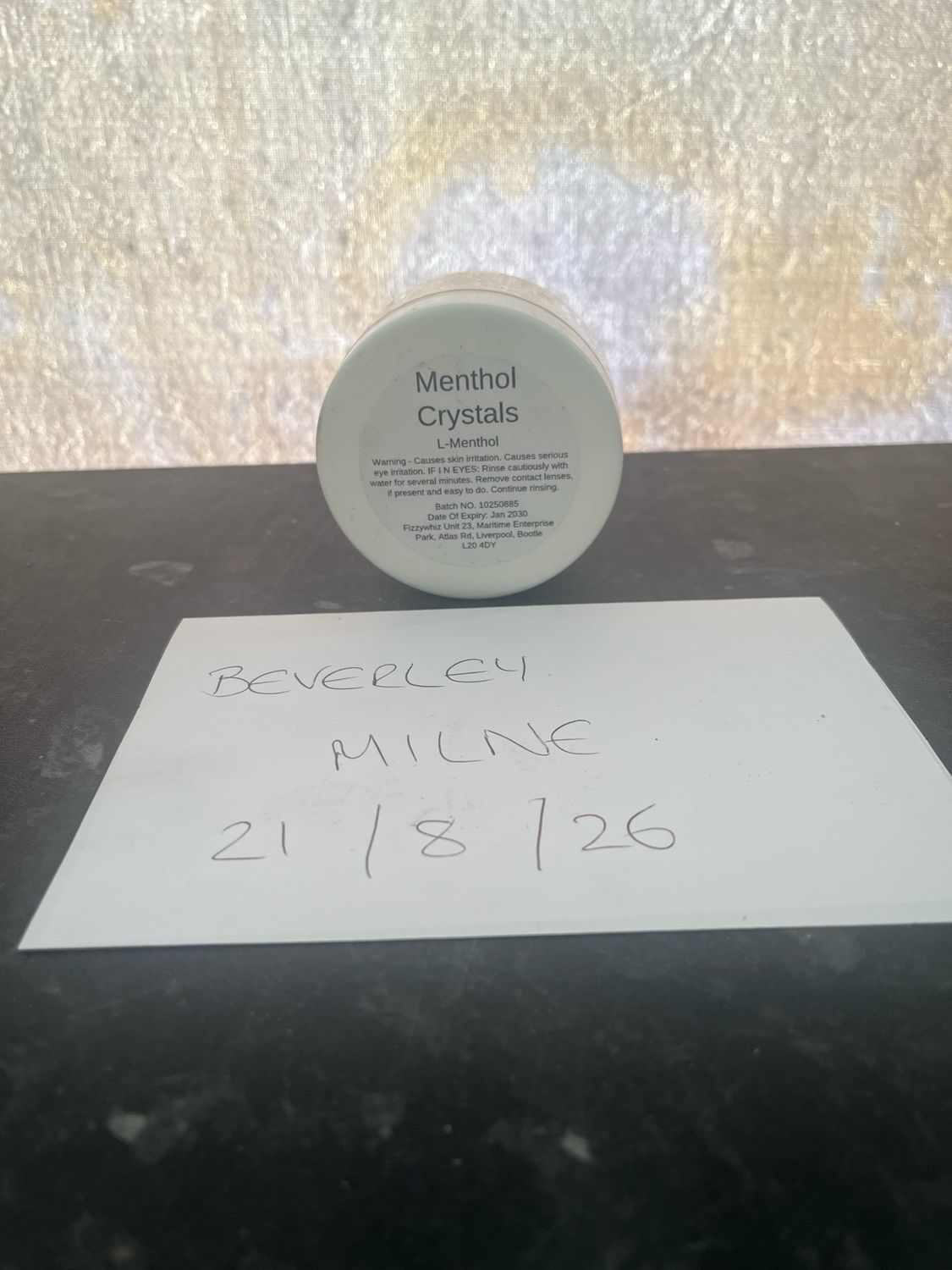 Menthol Crystals 50 grams
