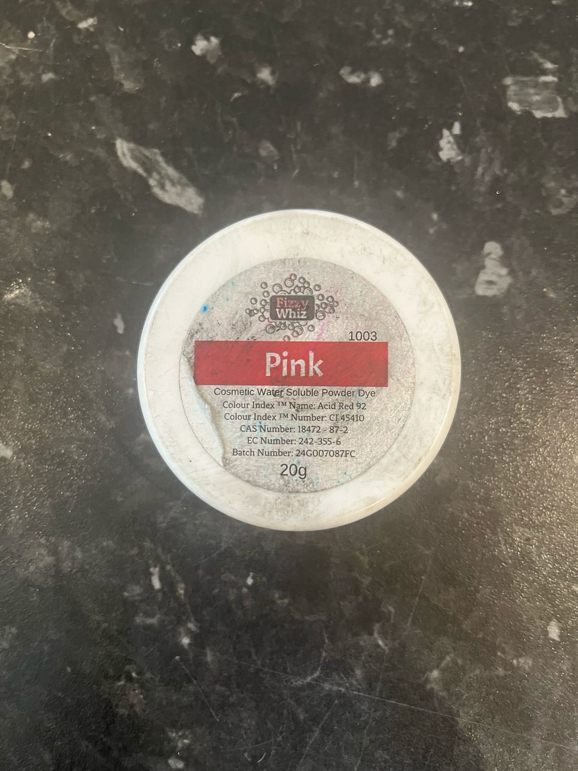 Pink Fizzywhiz colouring